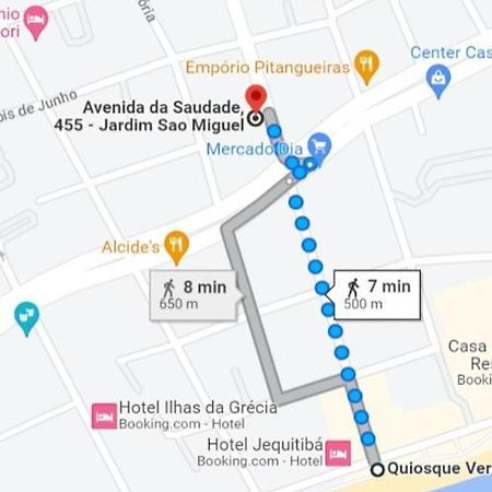 Apartamento No Guaruja - 500M Da Praia Da Enseada Bagian luar foto